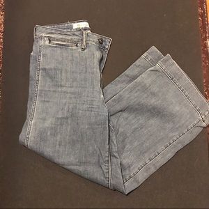 Madewell Wide Leg Crop Jean, Size 26